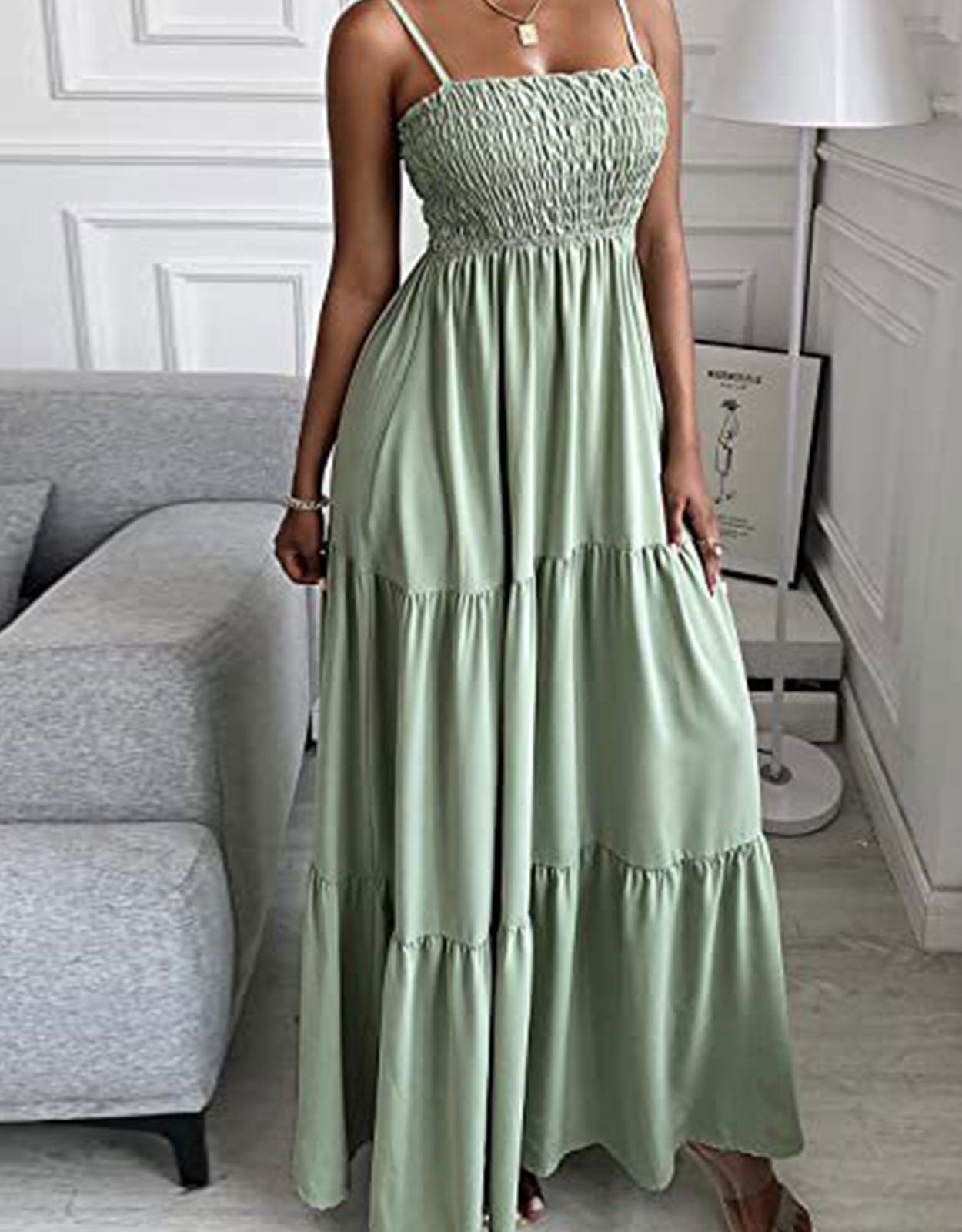 Sleeveless Strapless Swing Dress