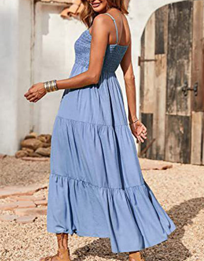 Sleeveless Strapless Swing Dress