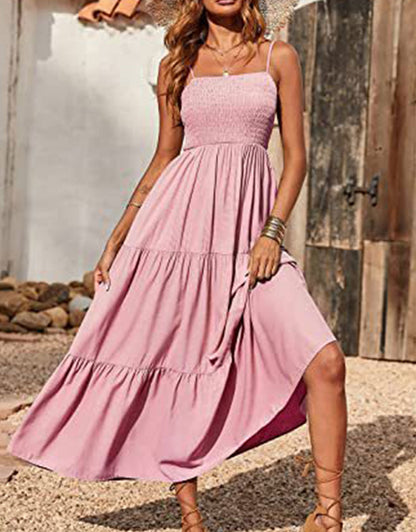 Sleeveless Strapless Swing Dress