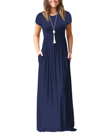 Maxi Dress for women High Waisted Summer Dreeses with Pockets