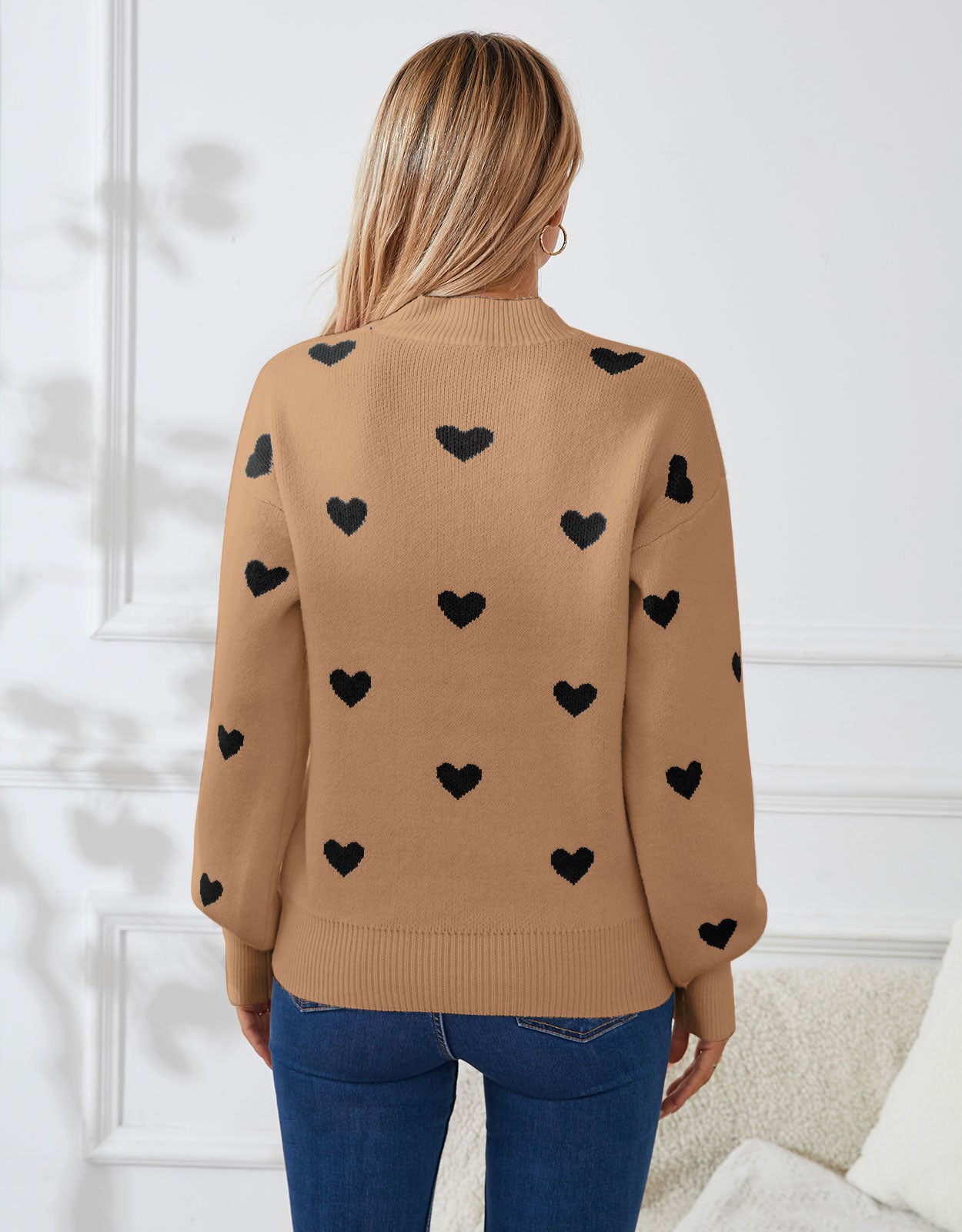 Casual Heart Sweater