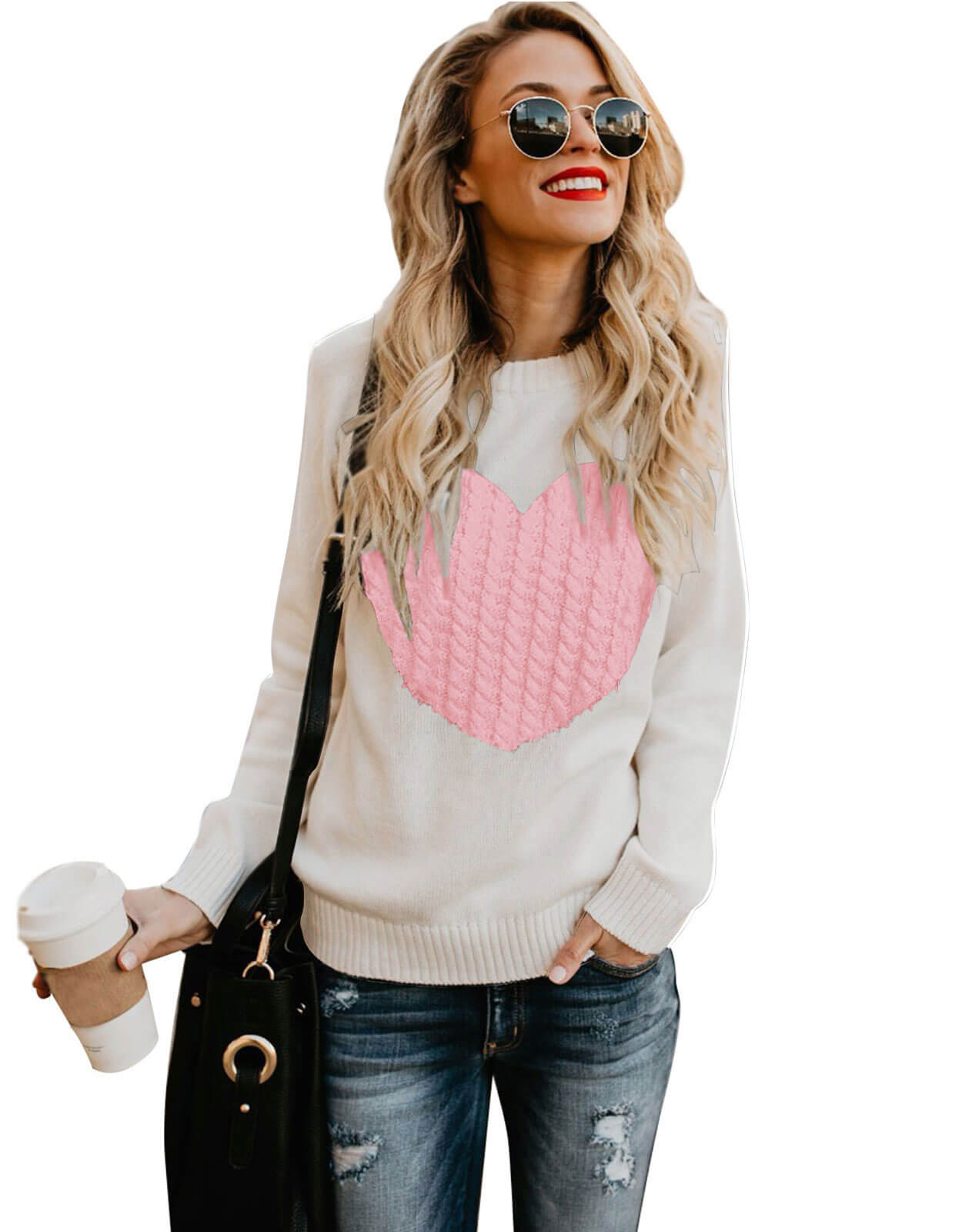 Cute Heart Sweater