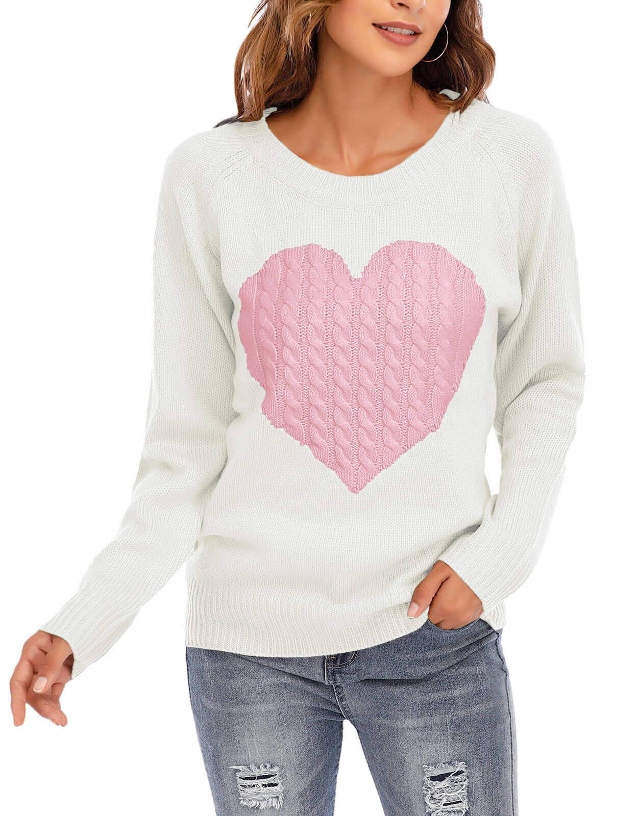 Cute Heart Sweater