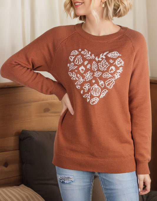 Love Heart Halloween Sweater