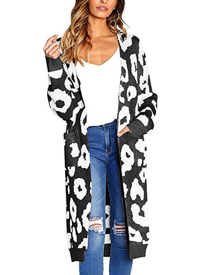 leopard cardigan for women