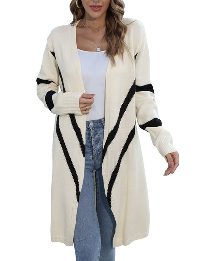 Women's Long Sleeve Open Front Soft Knit Cardigan Sweater Outerwear